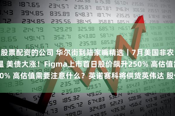 股票配资的公司 华尔街到陆家嘴精选丨7月美国非农数据惨淡 降息预期升温 美债大涨！Figma上市首日股价飙升250% 高估值需要注意什么？英诺赛科将供货英伟达 股价能否站稳涨幅？